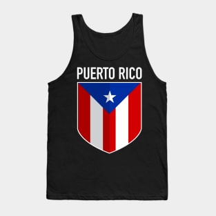 Puerto Rico - flag shield design Tank Top